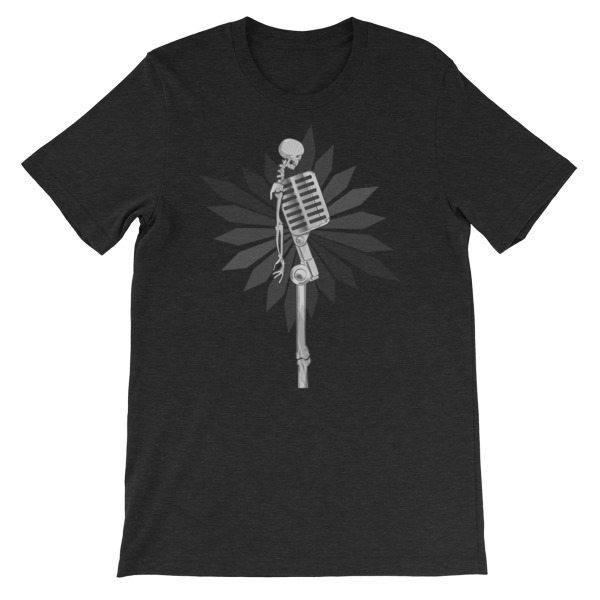 Skeleton Microphone tee